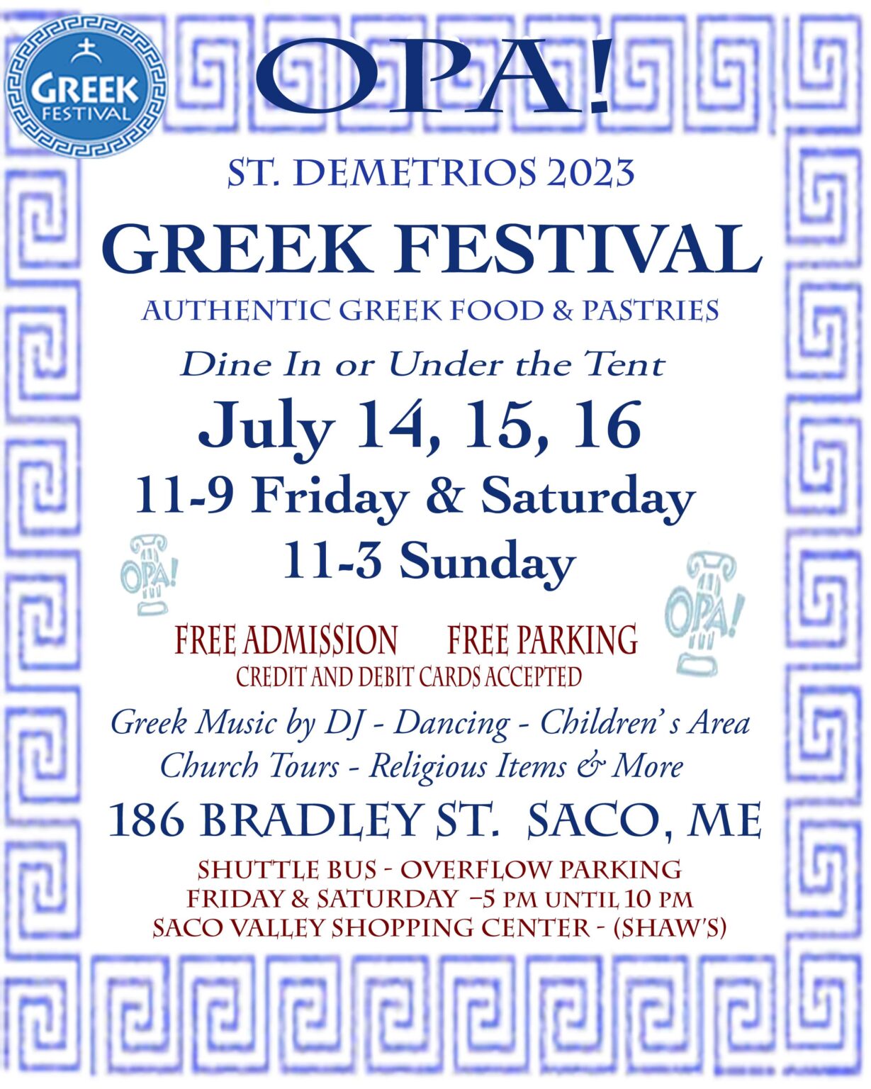 St Demetrios Greek Festival 2025 Junia Margery